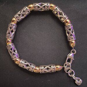 Brighton Desire Two-Tone Scroll Bracelet